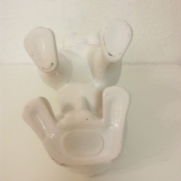 Z Gallerie Ceramic White French Bulldog Piggy Bank - Picture 7 of 8